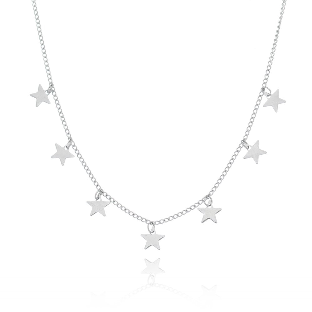 Gargantilha Inox com Estrelas - Mapa da Mina - Acessórios