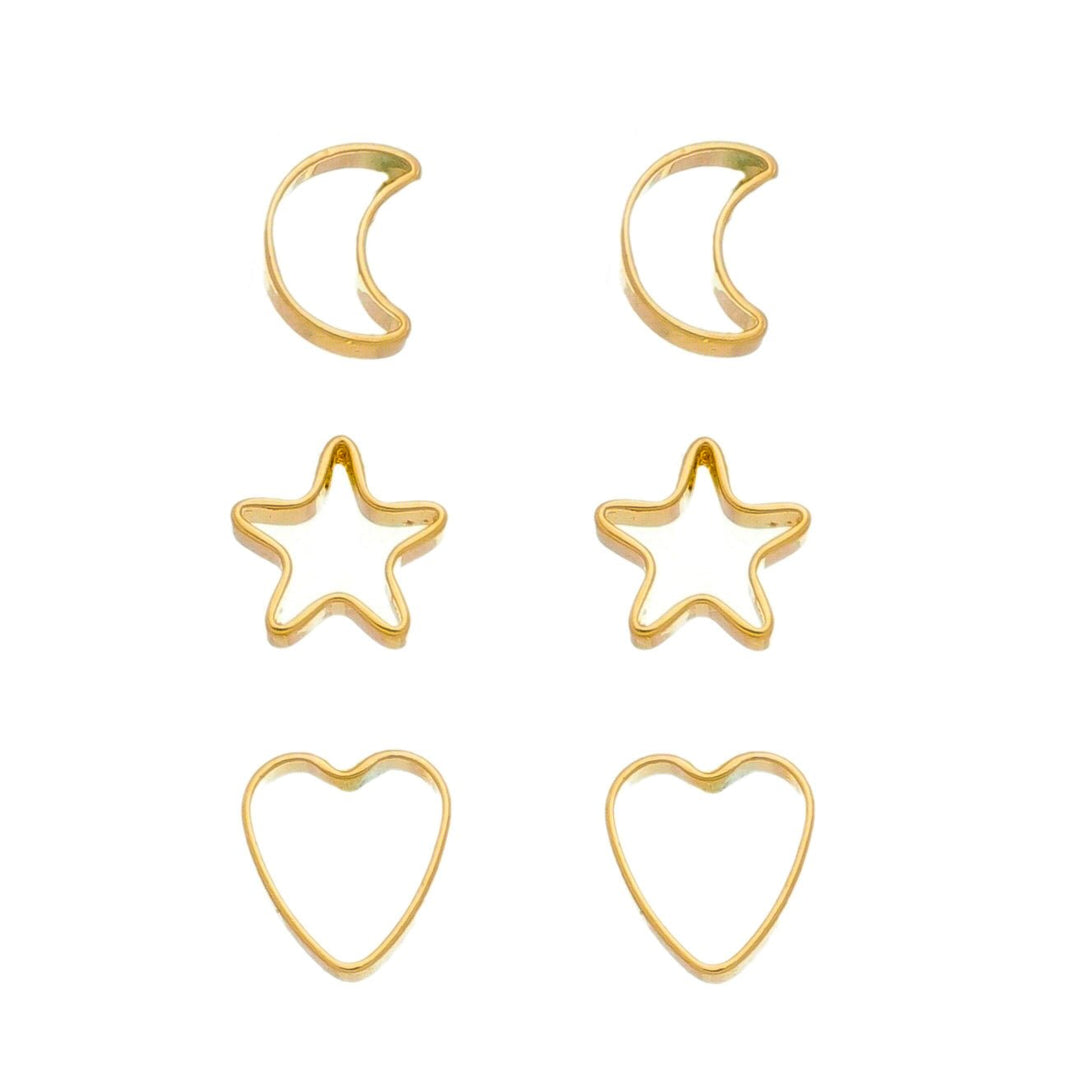 Trio Lua, Estrela e Coração - Mapa da Mina - Acessórios